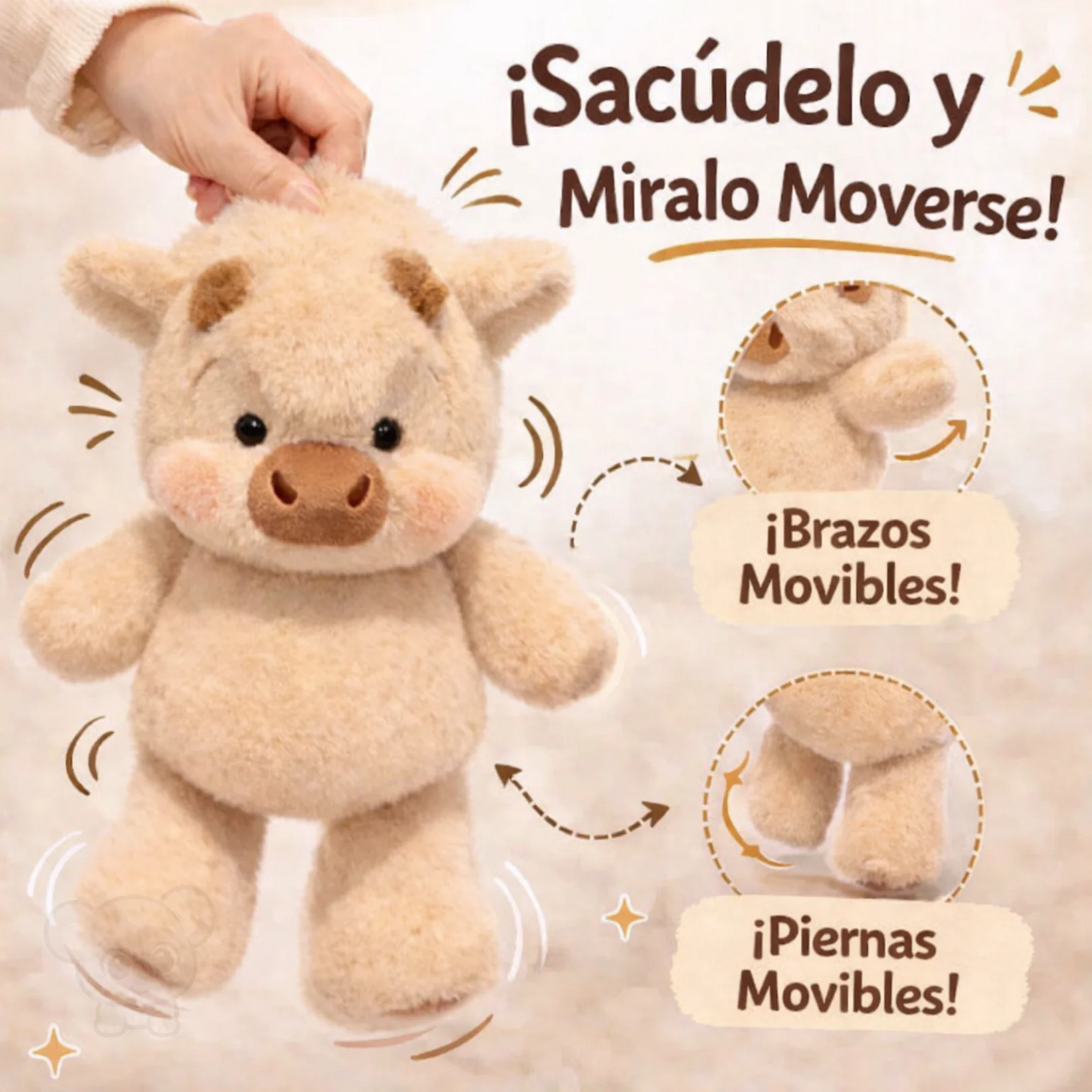 Peluche que corre